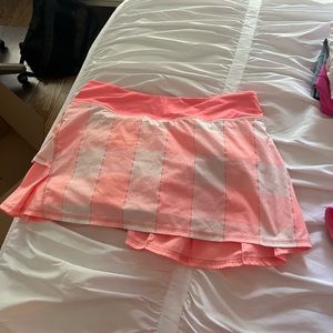 plaid lululemon skirt